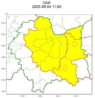 OSTRZEŻENIA METEOROLOGICZNE ZBIORCZO NR 220