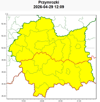 OSTRZEŻENIA METEOROLOGICZNE ZBIORCZO NR 102