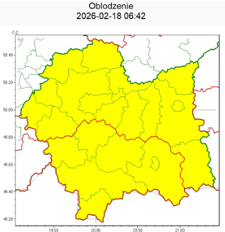OSTRZEŻENIA METEOROLOGICZNE ZBIORCZO NR 58