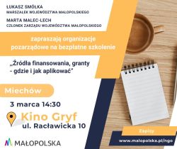 RUSZAMY z bezpłatnymi szkoleniami dla Małopolskich NGO!