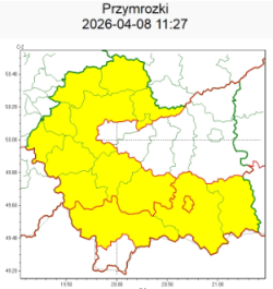 OSTRZEŻENIA METEOROLOGICZNE ZBIORCZO NR 84
