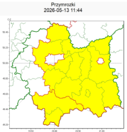 OSTRZEŻENIA METEOROLOGICZNE ZBIORCZO NR 120